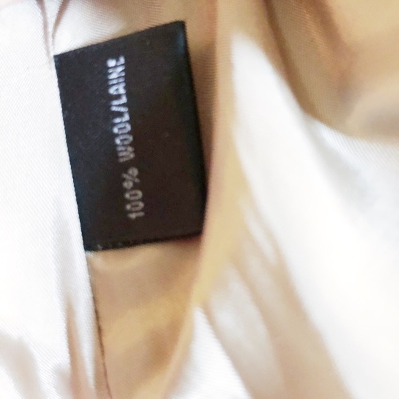 Lafayette 148 Striped Wool Casual Blazer Cream SZ6 - Picture 7 of 7